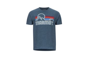 Image of Marmot Coastal Tee SS - Mens, New Charcoal Heather, Medium, 42430-1837-M