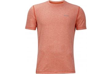 Image of Marmot Conveyor Short Sleeve Tee - Men's-Hot Orange Heather-Small
