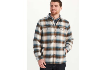 Image of Marmot Ridgefield Long Sleeve - Mens, Papyrus, Small, 44300-7395-S