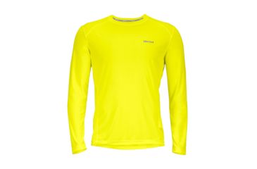 Image of Marmot Windridge Long Sleeve - Men's-Hyper Yellow-X-Large
