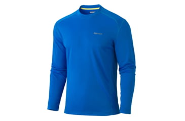 Image of Marmot Windridge Long Sleeve - Men's-Green Lime/Slate Grey-X-Large