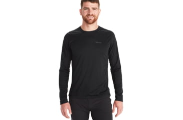 Image of Marmot Windridge Long Sleeve - Mens, Black, Medium, M12573-001-M