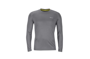 Image of Marmot Windridge Long Sleeve T-Shirt - Mens, Cinder, 2XL 60410-1415-XXL