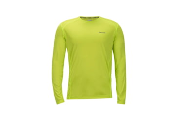 Image of Marmot Windridge Long Sleeve T-Shirt - Mens, Bright Lime, L 60410-4458-L