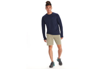 Image of Marmot Windridge Long Sleeve T-Shirt - Men's, Arctic Navy, Large, M14153-2975-L