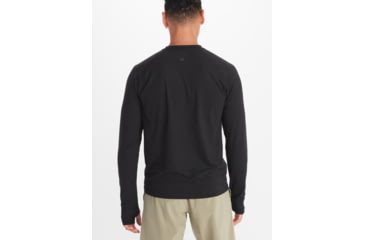 Image of Marmot Windridge Long Sleeve T-Shirt - Mens, Black, Small, M14153-001-S