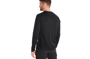 Image of Marmot Windridge Long Sleeve T-Shirt - Mens, Black, Extra Large, M14153-001-XL