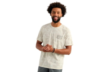 Image of Marolina DBA HUK Huk Drift Performance Short Sleeve Shirt Silver Birch Camo S, H1200736-189-S