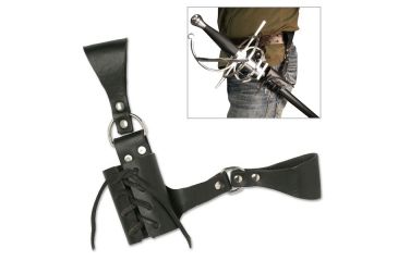 Image of Master Cutlery Universal Leather Sword Frog 8&quot; Overall PK-6182