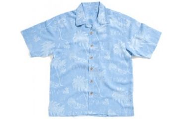 Image of Maui Jim Blue Surf Shirt Mens, Blue, Large BS-MLG