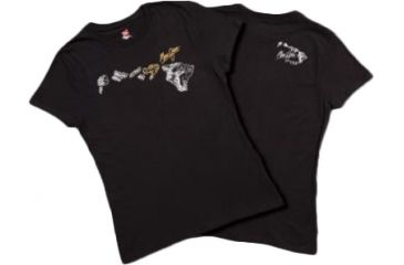 Image of Maui Jim Women's Born and Raised Tee Shirt, Black, Small HBTW-SM