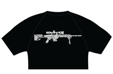 Image of MDT Rifle T-Shirt, Black, 2XL 103739-BLK
