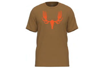 Image of MeatEater Forks T-Shirt - Men's, Coyote Heather, Large, MEFBNCOSLG