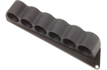 Image of Mesa Tactical SureShell Aluminum Carrier for Moss 500/590 and Mav 88, 20-GA, Black, 6-Shell, 95170
