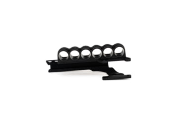 Image of Mesa Tactical SureShell Polymer Carrier and Saddle Rail for Rem 870, 12-GA, Black, 6-Shell, 5in, 94830