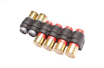 Image of Mesa Tactical SureShell Polymer Carrier for Hook and Loop,6-Shell, 12-GA,Pack of 3,Black 92600