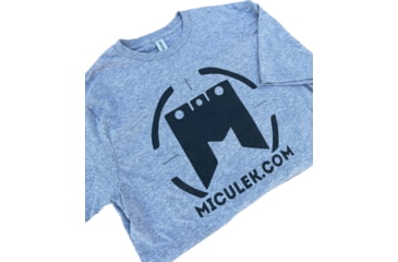 Image of Miculek Logo T-Shirt, Medium, Heather Grey, TEE-MICLOGO-MEDIUM-GR