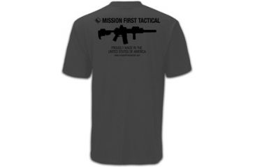 Image of Mission First Tactical American T-Shirt, Grey, Small MFTAMT-GY-S