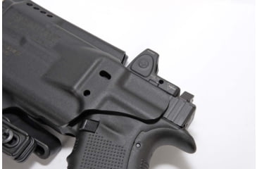 Image of Mission First Tactical Pro Kydex IWB Light Holster, Glock 19 w/ Streamlight TLR 1, Ambidextrous, Black, H5-GL-1-WL-1