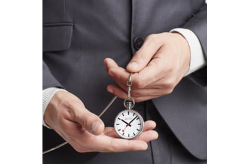 Image of Mondaine Pocket Watch, Silver, 43mm, A660.30316.11SBB