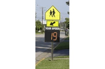 Image of Laser Atlanta Speed Guardian for pole mounting, Solar operation, standard package MPHCG12SOL