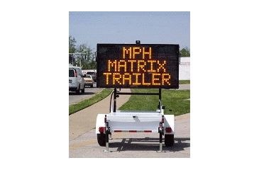 Image of Laser Atlanta Speed Monitor Full Matrix Trailer, 3-line version MPHMTRX2L