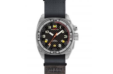 Image of MTM Special Ops Men's Silver Falcon Watch,Neoprene Grey Strap 855312003276