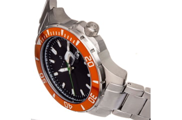 Image of Nautis Nautis Admiralty Pro 200 Bracelet Watch w/Date, Orange/Black, One Size, GL2008-H