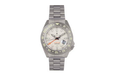 Image of Nautis Nautis Global Dive Bracelet Watch w/Date, White, One Size, 18093G-E