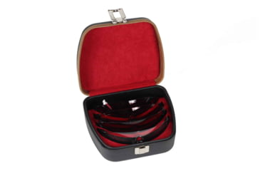 Image of Negrini Shooting Sports Eyewear Case, Black/Bordeaux, 3105LXX/5584