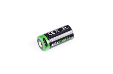 Image of Nextorch 16340 USB-C Direct Recharge Battery, Black, DC20044