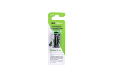 Image of Nextorch 16340 USB-C Direct Recharge Battery, Black, DC20044