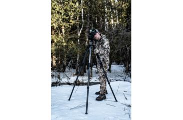 Image of NightSnipe Elite Hunter Carbon Fiber Shooting Tripod, NS67 Ball Head and NightSnipe Picatinny Rail Mount Combo Kit, EHNS67-2288
