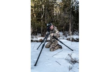 Image of NightSnipe Elite Hunter Carbon Fiber Shooting Tripod, NS67 Ball Head and NightSnipe Picatinny Rail Mount Combo Kit, EHNS67-2288