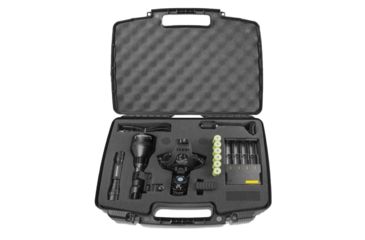 Image of NightSnipe NS750 Tony Tebbe Scan, Shoot, &amp; Recover Kit- Dimmable Adjustable Beam Hunting Light Kit, Dial Dimmer Switch, Red/Red, TT-750D-RR-8889