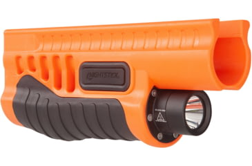 Image of Nightstick Shotgun Forend Light f/ Mossberg 500/590/Shockwave, Less-Lethal Orange, SFL-12WL