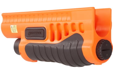 Image of Nightstick Shotgun Forend Light For Mossberg 500/590/Shockwave w/ Green Laser, Less-Lethal Orange, SFL-12GL