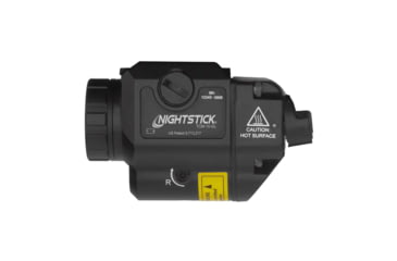 Image of Nightstick TCM-10-GL 650 Lumens Compact LED Weapon-Mounted Light w/Green Laser, CR123, White Light, Ambidextrous, Black, TCM-10-GL