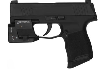 Image of Nightstick TSM13G Subcompact LED Weapon Light, Lithium-ion Rechargeable, White, 175 Lumens, Black, TSM-13G