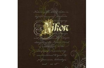 Image of Nikon ProGear Chocolate Scroll Short Sleeve T-Shirt