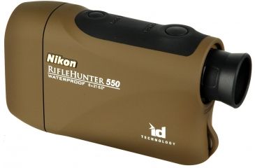 Image of Nikon RifleHunter 550 Laser Rangefinder - Brown 8367, w/ Full Manufacturer Warranty