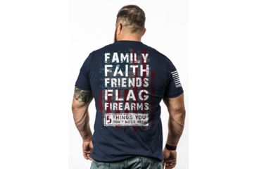 Image of Nine Line 5 Things Graphic T-Shirts - Mens, MidnightNavy, Small 5THINGS-TS-MIDNIGHTNAVY-S