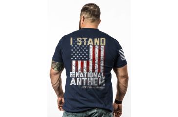 Image of Nine Line I Stand Graphic T-Shirts - Mens, MidnightNavy, Small STANDV2-TS-MIDNIGHTNAVY-S