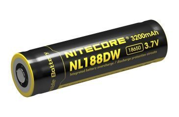 Image of Nitecore 18650 Button Top Battery for the R25, Black, NL188DW