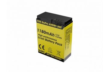 Image of Nitecore Battery for GoPro HERO3 or HERO3+, Yellow NITECORE-NLGP3