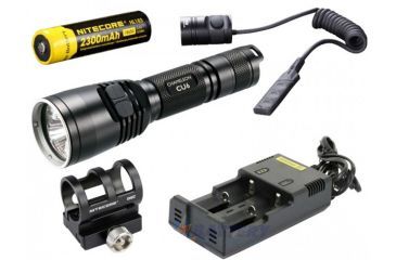 Image of Nitecore CU6 Night Hunting Flashlight Kit w/ GM02 Weapon Mount,RSW1 Pressure Switch NITECORE-CU6-HUNTING-KIT