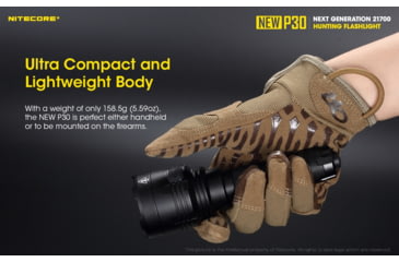 Image of Nitecore NEW P30 Hunting Kit with LumenTac Offset Mount and AC USB Adapter, Black, 6952506405879
