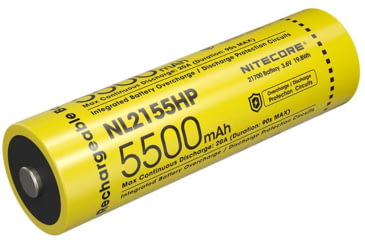 Image of Nitecore NL2155HP 5500mAh 21700 Rechargeable Battery