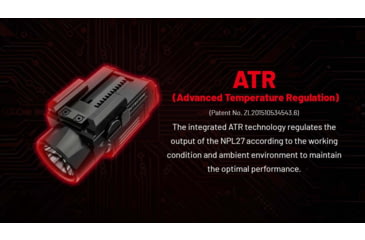 Image of Nitecore NPL27 USB-C Rechargeable 650 Lumens LED Rail Mount Weapon Light