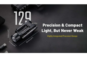 Image of Nitecore NPL35 USB-C Rechargeable 2000 Lumens LED Rail Mount Weapon Light